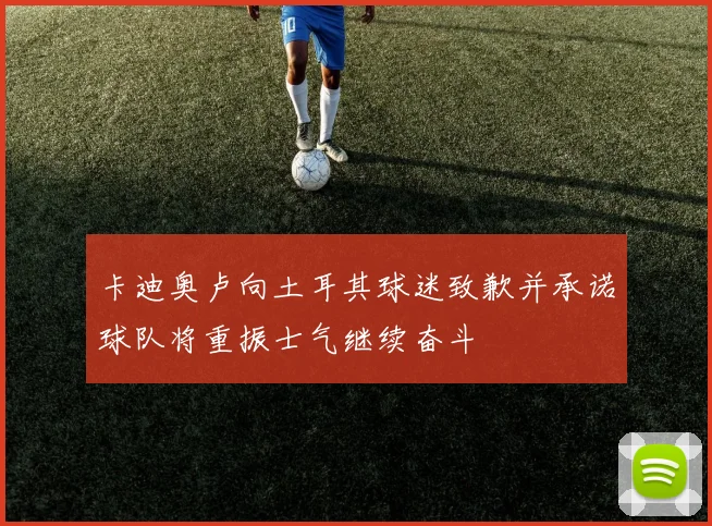 卡迪奥卢向土耳其球迷致歉并承诺球队将重振士气继续奋斗